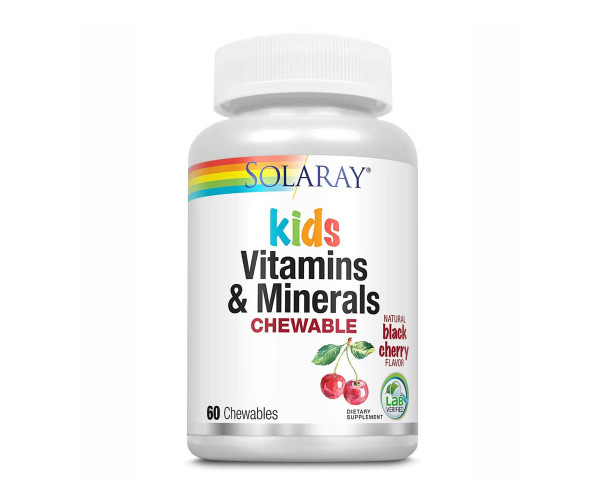 Kids Vitamins & Minerals - 60 chewables Black Cherry