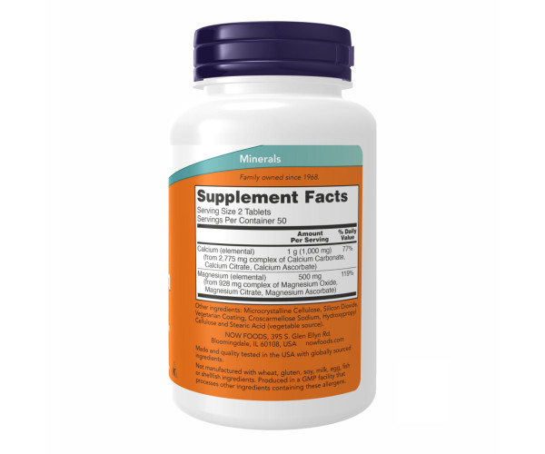 Cal- Mag 500/250mg - 100 tabs
