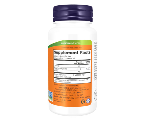Spirulina 500mg - 500 tabs