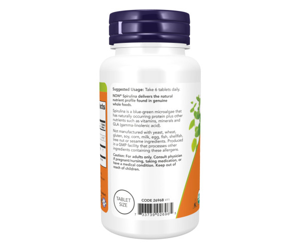 Spirulina 500mg - 500 tabs
