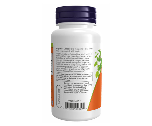 Ginger Root Extract 250mg - 90 vcaps
