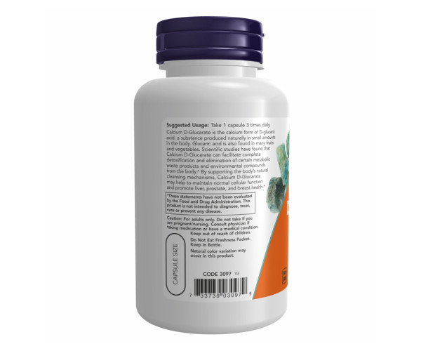 Calcium D-Glucarate 500mg - 90 vcaps