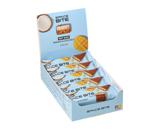 Space Bite Nut Bar - 10x40g Mango & Coconut