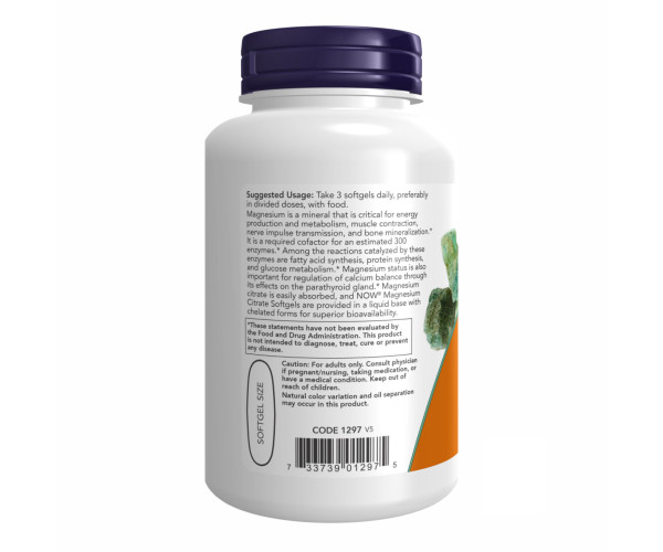 Magnesium Citrate 134mg - 90 sgels