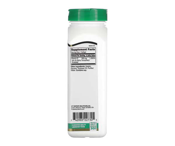 E 180 mg (400IU) - 250 softgels