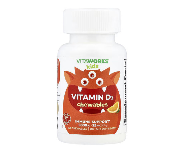 VitaWorks Kids Vitamin D - 120 chewables