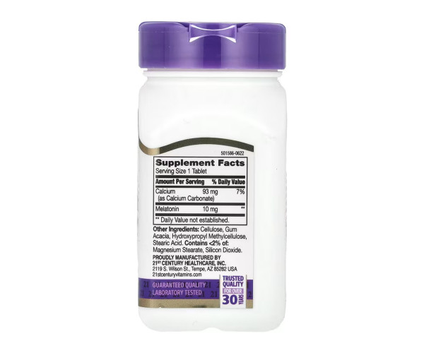 Melatonin 10 mg Prolonged Release - 120 tabs