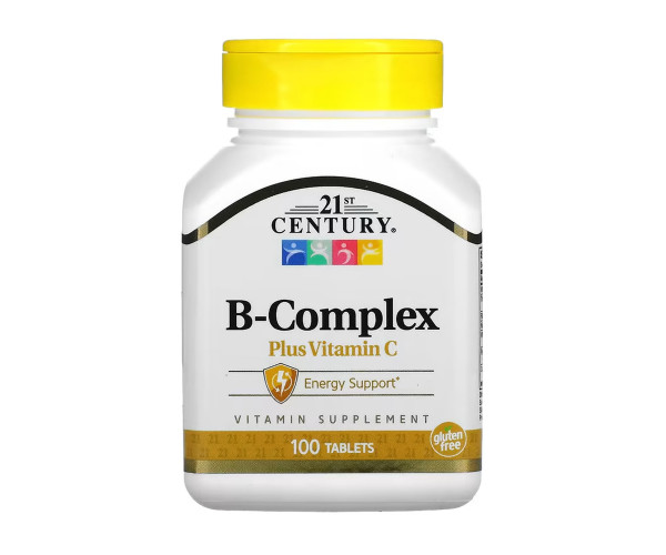B Complex plus Vitamin C - 100 tabs