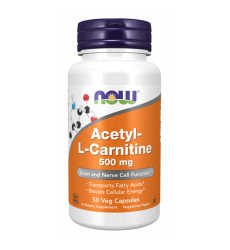 Acetyl L-Carnitine 500mg - 50 vcaps