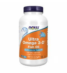 Ultra Omega 3-D™ Fish Oil - 180 Fish Softgels (Повреждена банка)