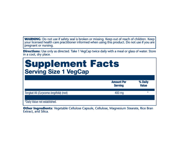 Tongkat Ali 400mg - 60 vcaps