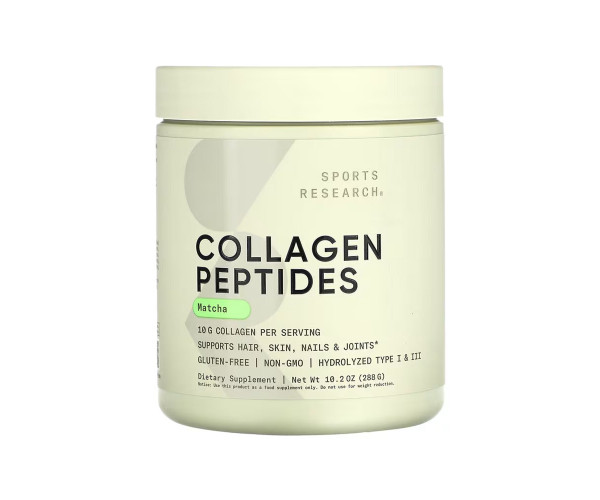 Collagen Peptides Organic Matcha - 288g Green Tea (Без етикетки)