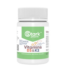 Vitamin D3 & K2 - 120 tabs