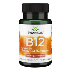 Vitamin B12 500 mcg - 100 Caps (Пошкоджена банка)