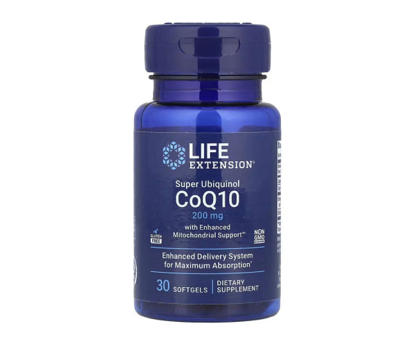 Super Ubiquinol CoQ10 with Enhanced Mitochondrial Support™ 200 mg - 30 softgels