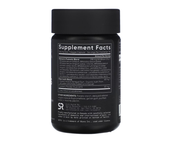Daily Women's Probiotics 65 Billion CFU - 30 veg caps
