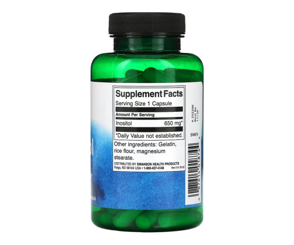 Inositol 650mg - 100 caps