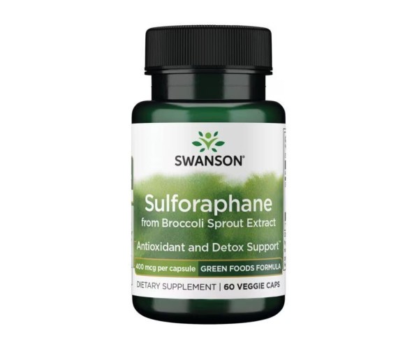 Sulforaphane from Broccoli Sprout Extract 400 mcg - 60veg caps