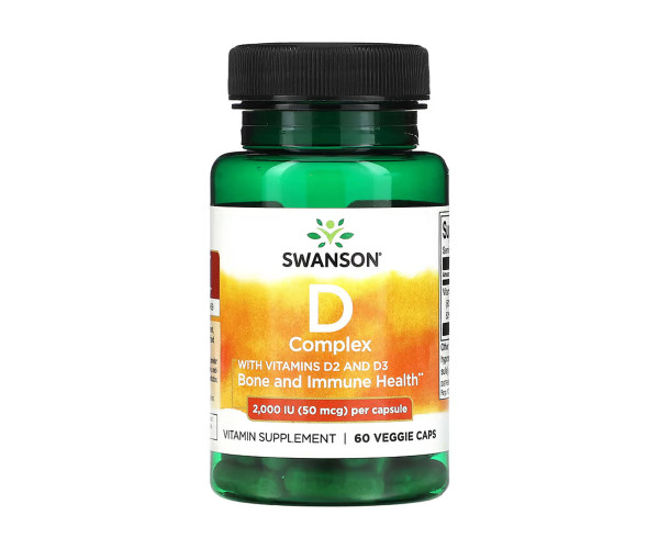 D Complex D2 abd D3 2000iu(50mcg) - 60caps