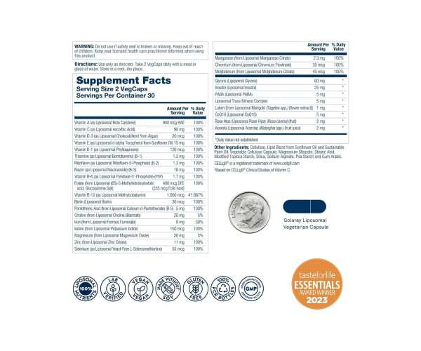 Liposomal Multivitamin Universal - 60 vcaps