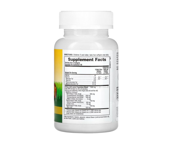 Kids Omega 3 6 9 - 90 softgels