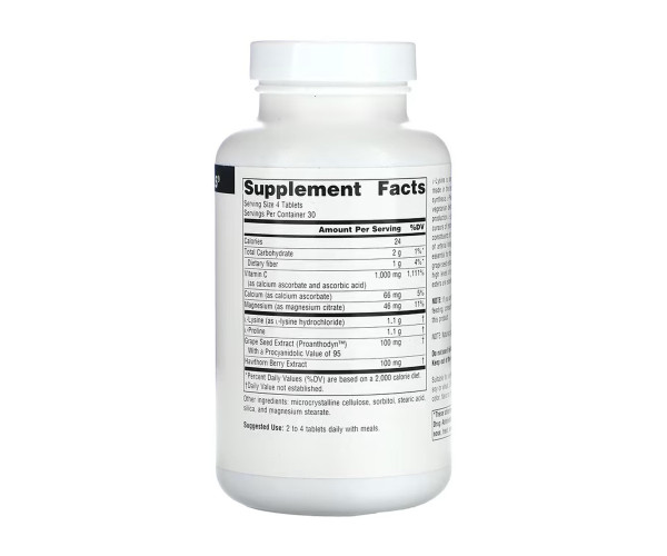 Proline & Lysine 550 mg - 120 tabs
