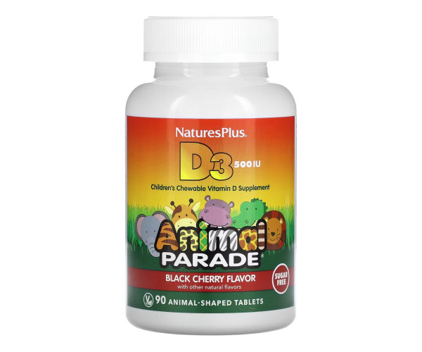 Kids Vit D3 Chewable Sugarfree 500 IU - 90 tabs