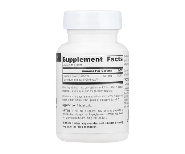 Ultra Chromium Picolinate 500™ 500 mcg - 60 tabs