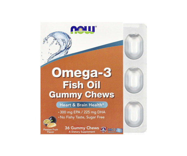 Omega-3 Fish Oil - 36 Gummy Chews (Пошкоджена упаковка)