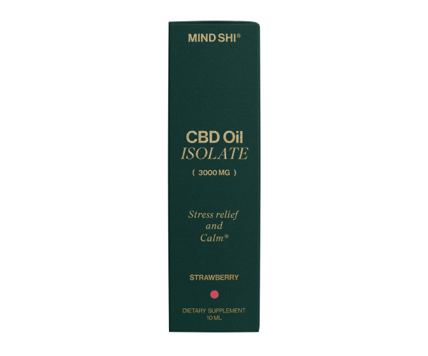 CBD Oil Isolate 3000 mg Strawberry - 10 ml