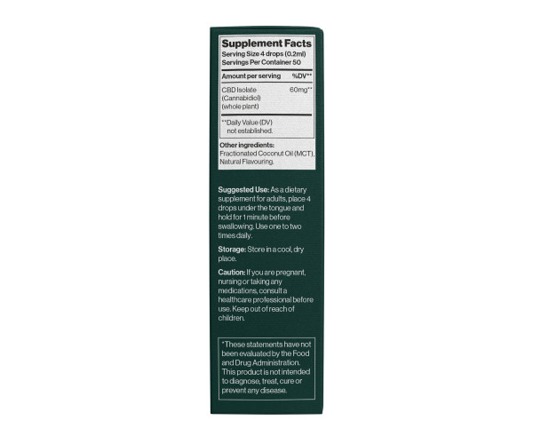 CBD Oil Isolate 3000 mg Strawberry - 10 ml