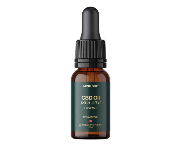 CBD Oil Isolate 3000 mg Strawberry - 10 ml