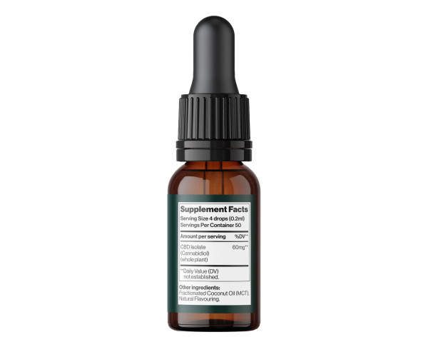 CBD Oil Isolate 3000 mg Strawberry - 10 ml