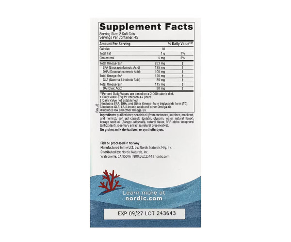 Complete Omega Junior - 90 mini softgels