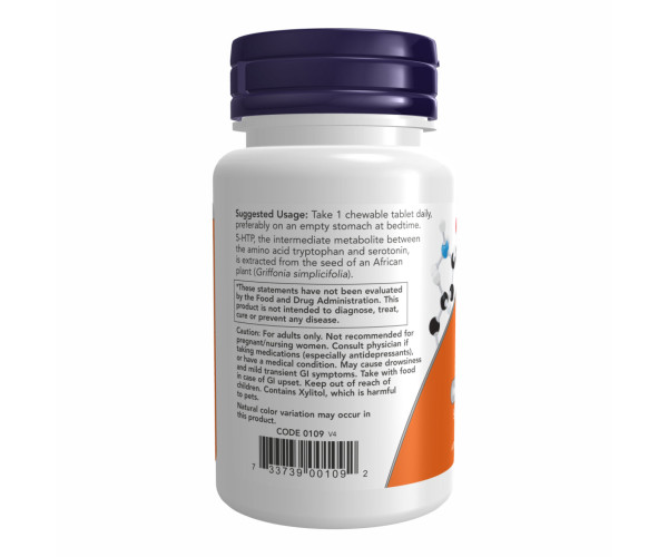 5-HTP 100mg Chewable Lozenges - 90 tabs