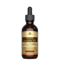 Liquid Vitamin D3 (Cholecalciferol) 125 mcg (5,000 IU) - 59ml Natural Orange