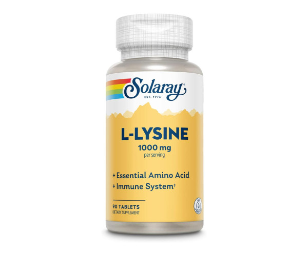 L-Lysine Free Form 1000mg - 90 tabs