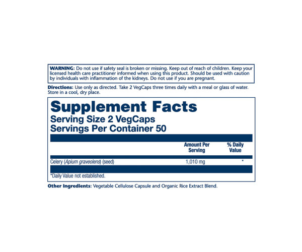 Celery Seed 1010mg - 100 vcaps