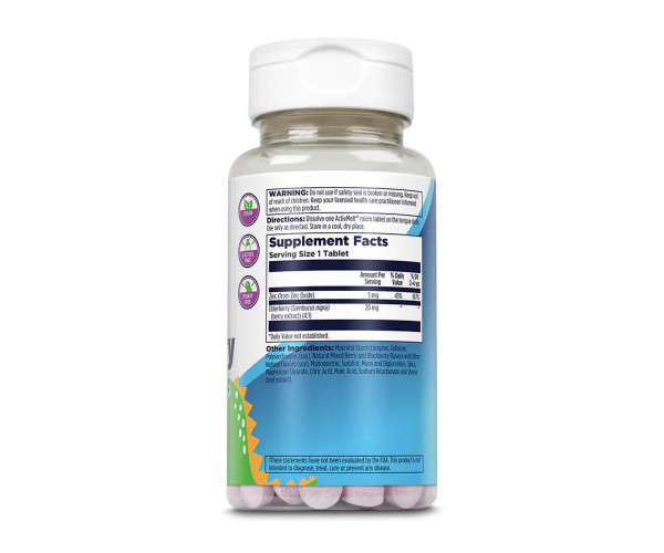 Zinc Elderberry 5mg - 90 tabs Berry
