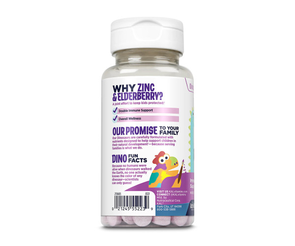 Zinc Elderberry 5mg - 90 tabs Berry