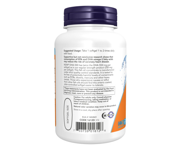 DHA 500mg - 180 sgels