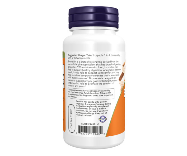 Bromelain 500mg - 120 vcaps
