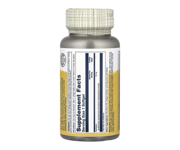 Vitamin E Tocotrienols, Annatto 50mg - 60 softgels
