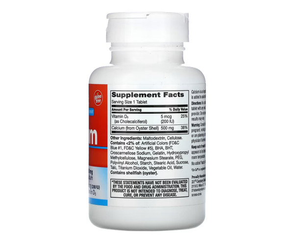 Calcium 500 mg + D3 - 90 tabs