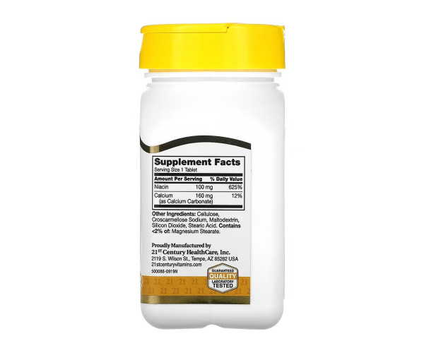 Niacin 100 mg - 110 tabs