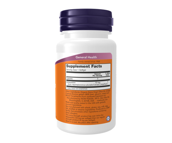 Astaxanthin Extra Strength 10mg - 30 softgels