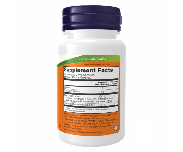 Silymarin Milk Thistle 150mg - 120 vcaps