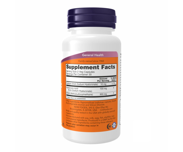 Hyaluronic Acid 50 mg - 60vcaps