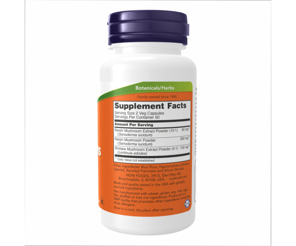 Rei-Shi Mushrooms 270 mg - 100 vcaps