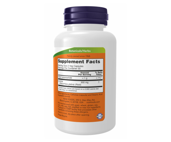 Licorice Root 450mg - 100 vcaps